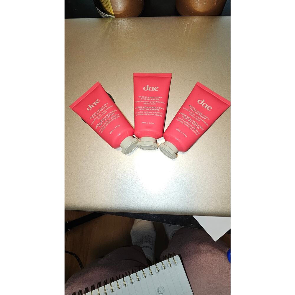 3 X DAE Cactus Fruit 3-In-1Styling Cream1 0Z STYLES, PREPS BLOWOUT DEFINED CURLS